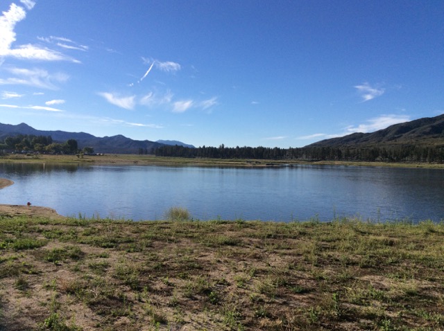 A photo of Lake Hemet